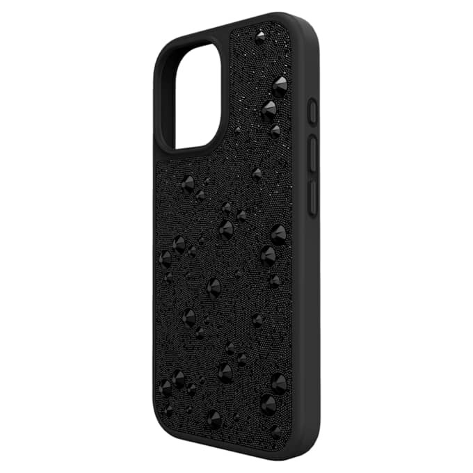 Funda alta para smartphone con cristales de dorso plano, iPhone® 17, negro Funda alta para smartphone con cristales de dorso plano, iPhone® 17, negro
