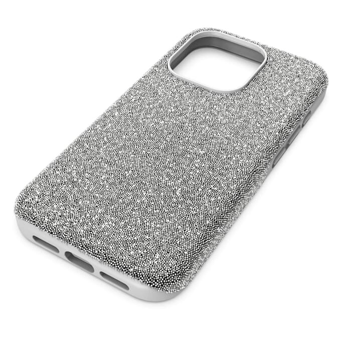 Funda alta para smartphone iPhone® 15 Pro, tono plateado Funda alta para smartphone iPhone® 15 Pro, tono plateado