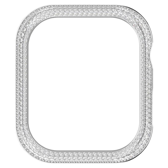 Funda brillante para Apple Watch® Serie 7, 41 mm, tono plateado Funda brillante para Apple Watch® Serie 7, 41 mm, tono plateado