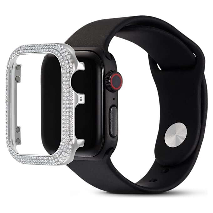 Funda brillante para Apple Watch® Series 4 y 5, 40 mm, tono plateado Funda brillante para Apple Watch® Series 4 y 5, 40 mm, tono plateado