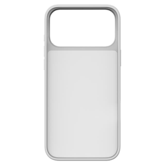 Funda para smartphone con cristales de cara plana, iPhone® 17 Pro Max, tono plateado Funda para smartphone con cristales de cara plana, iPhone® 17 Pro Max, tono plateado