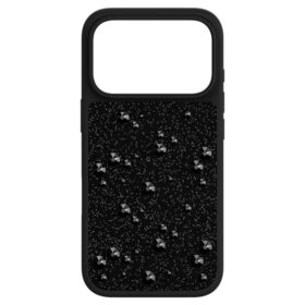 Funda para smartphone con cristales de cara plana, iPhone® 17 Pro, negra Funda para smartphone con cristales de cara plana, iPhone® 17 Pro, negra