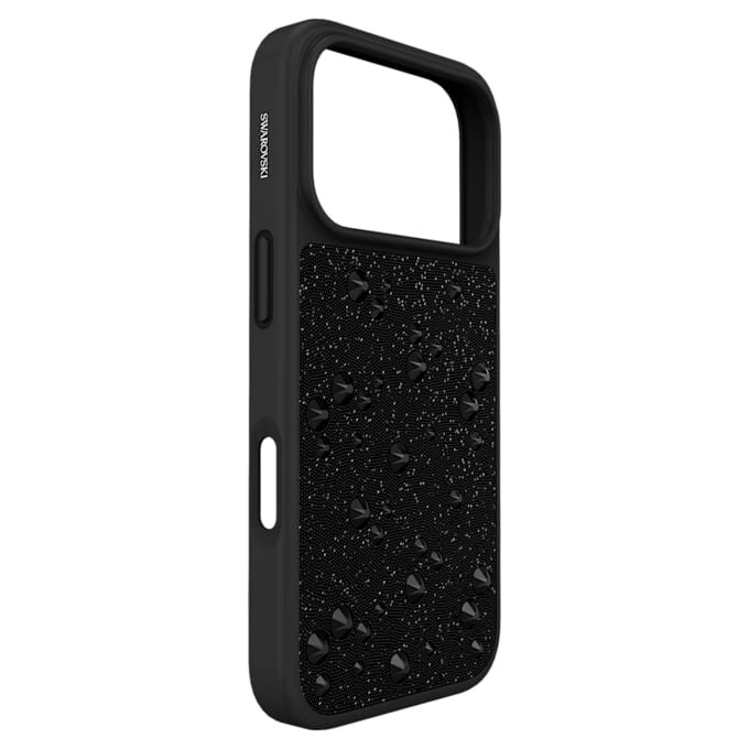 Funda para smartphone con cristales de cara plana, iPhone® 17 Pro, negra Funda para smartphone con cristales de cara plana, iPhone® 17 Pro, negra