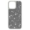 Funda para smartphone con diseño de cristales dispersos, iPhone® 16 Pro Max, tono plateado