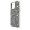 Funda para smartphone con diseño de cristales dispersos, iPhone® 16 Pro Max, tono plateado
