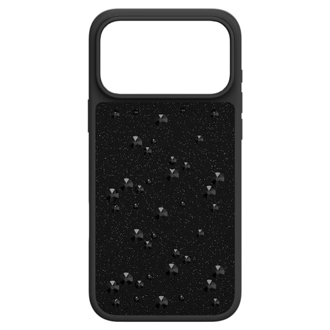 Funda para smartphone High con cristales en la parte trasera plana, iPhone® 17 Pro Max, negra Funda para smartphone High con cristales en la parte trasera plana, iPhone® 17 Pro Max, negra