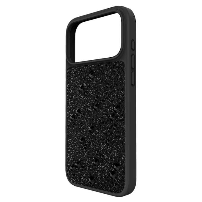 Funda para smartphone High con cristales en la parte trasera plana, iPhone® 17 Pro Max, negra Funda para smartphone High con cristales en la parte trasera plana, iPhone® 17 Pro Max, negra