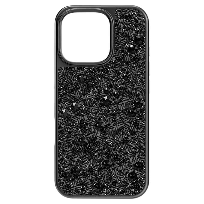 Funda para smartphone «High» con diseño disperso, iPhone® 16 Pro, negra Funda para smartphone «High» con diseño disperso, iPhone® 16 Pro, negra