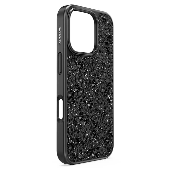 Funda para smartphone «High» con diseño disperso, iPhone® 16 Pro, negra Funda para smartphone «High» con diseño disperso, iPhone® 16 Pro, negra