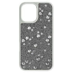 Funda para smartphone «High» con diseño disperso, iPhone® 16, tono plateado