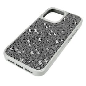 Funda para smartphone «High» con diseño disperso, iPhone® 16, tono plateado