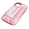 Funda para smartphone «High» con motivo de cristales, iPhone® 16, rosa Funda para smartphone «High» con motivo de cristales, iPhone® 16, rosa