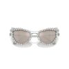 Gafas de sol con clip 2 en 1, llamativas, forma de ojo de gato, Sk7011, blancas Gafas de sol con clip 2 en 1, llamativas, forma de ojo de gato, Sk7011, blancas