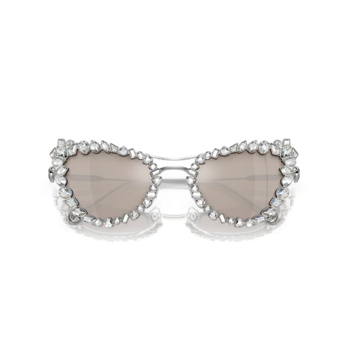 Gafas de sol con clip 2 en 1, llamativas, forma de ojo de gato, Sk7011, blancas Gafas de sol con clip 2 en 1, llamativas, forma de ojo de gato, Sk7011, blancas