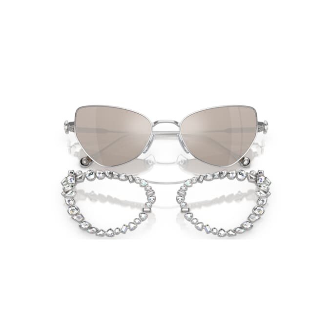 Gafas de sol con clip 2 en 1, llamativas, forma de ojo de gato, Sk7011, blancas Gafas de sol con clip 2 en 1, llamativas, forma de ojo de gato, Sk7011, blancas