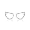 Gafas de sol con clip 2 en 1, llamativas, forma de ojo de gato, Sk7011, blancas Gafas de sol con clip 2 en 1, llamativas, forma de ojo de gato, Sk7011, blancas