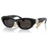 Gafas de sol con forma de almohadilla, negras Gafas de sol con forma de almohadilla, negras