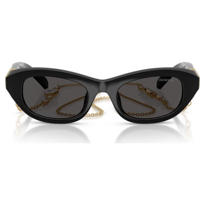 Gafas de sol con forma de almohadilla, negras Gafas de sol con forma de almohadilla, negras