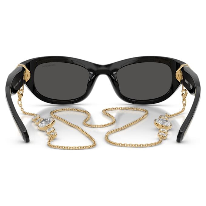 Gafas de sol con forma de almohadilla, negras Gafas de sol con forma de almohadilla, negras