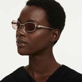 Gafas de sol con forma de cojín, Sk7042, rosa