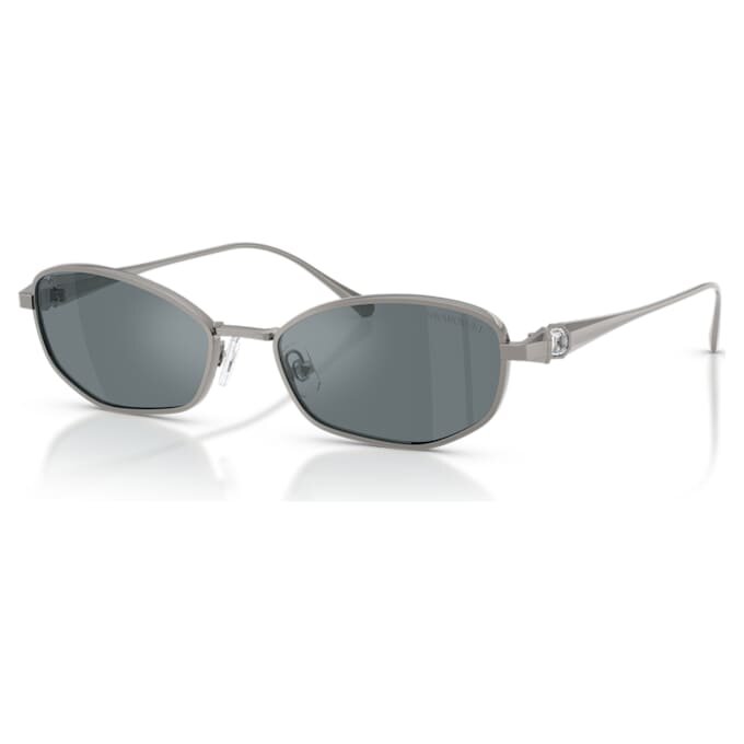 Gafas de sol con forma de cojín, Sk7042, tono plateado Gafas de sol con forma de cojín, Sk7042, tono plateado