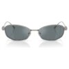 Gafas de sol con forma de cojín, Sk7042, tono plateado Gafas de sol con forma de cojín, Sk7042, tono plateado