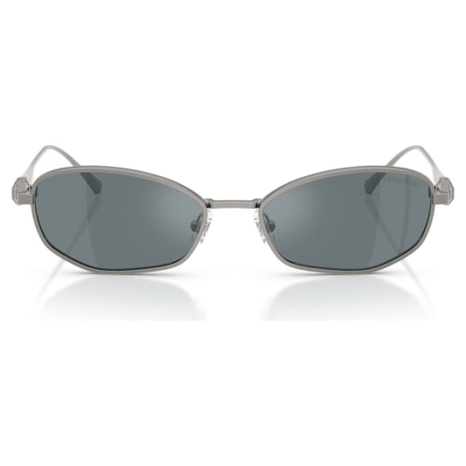 Gafas de sol con forma de cojín, Sk7042, tono plateado Gafas de sol con forma de cojín, Sk7042, tono plateado