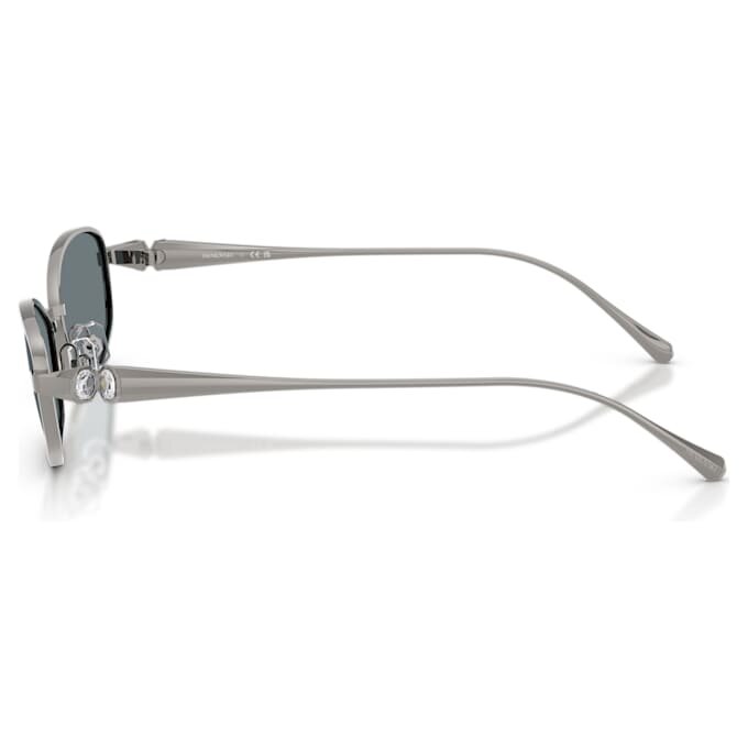 Gafas de sol con forma de cojín, Sk7042, tono plateado Gafas de sol con forma de cojín, Sk7042, tono plateado