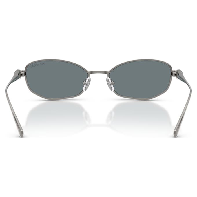Gafas de sol con forma de cojín, Sk7042, tono plateado Gafas de sol con forma de cojín, Sk7042, tono plateado