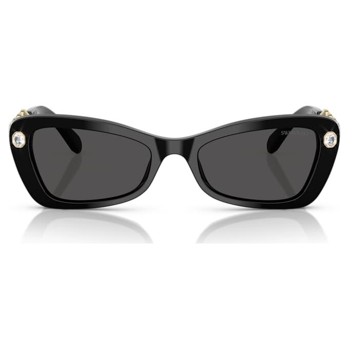 Gafas de sol con forma de mariposa, Sk6033, negras Gafas de sol con forma de mariposa, Sk6033, negras