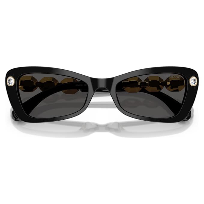 Gafas de sol con forma de mariposa, Sk6033, negras Gafas de sol con forma de mariposa, Sk6033, negras