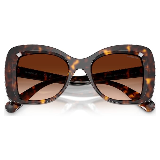 Gafas de sol con forma de mariposa, Sk6062U, marrón Gafas de sol con forma de mariposa, Sk6062U, marrón