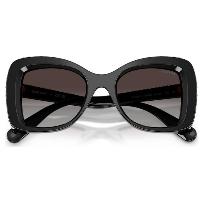 Gafas de sol con forma de mariposa, Sk6062U, negras Gafas de sol con forma de mariposa, Sk6062U, negras
