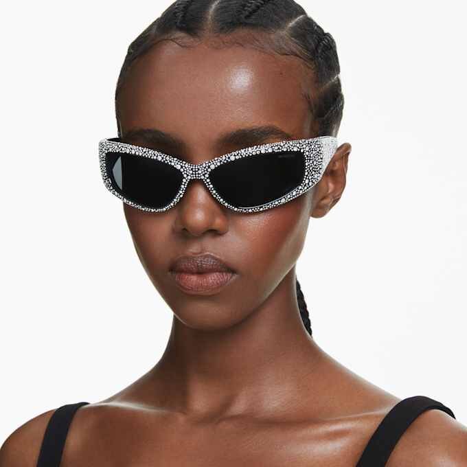 Gafas de sol con forma de mascarilla, SK6027, negro Gafas de sol con forma de mascarilla, SK6027, negro