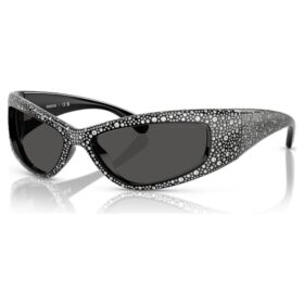 Gafas de sol con forma de mascarilla, SK6027, negro