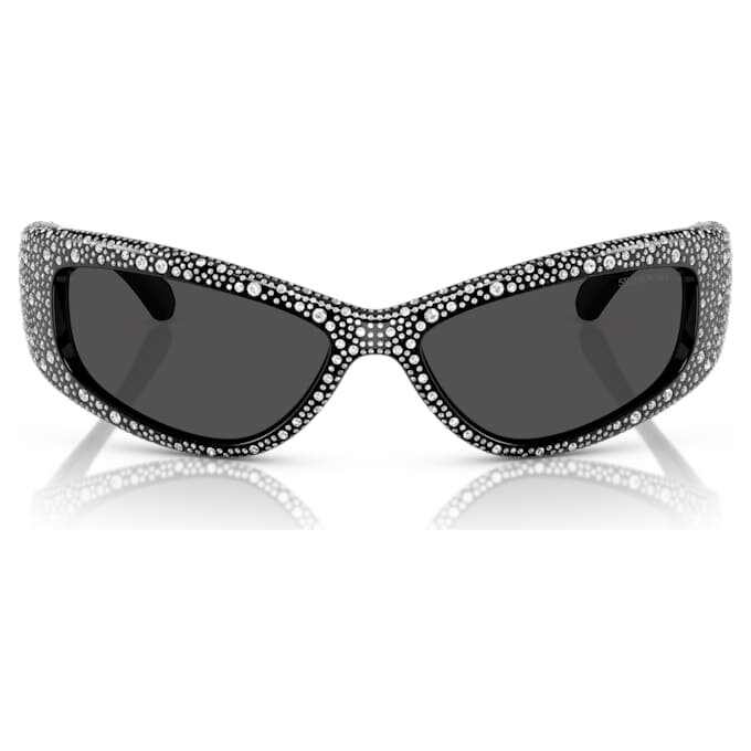 Gafas de sol con forma de mascarilla, SK6027, negro Gafas de sol con forma de mascarilla, SK6027, negro