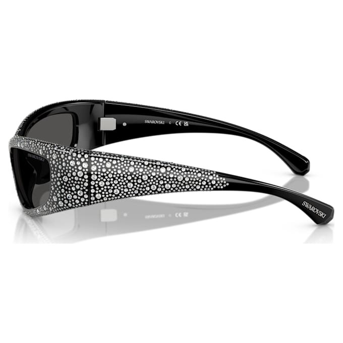 Gafas de sol con forma de mascarilla, SK6027, negro Gafas de sol con forma de mascarilla, SK6027, negro