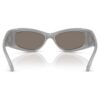 Gafas de sol con forma de máscara, Sk6027, tono plateado Gafas de sol con forma de máscara, Sk6027, tono plateado