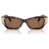 Gafas de sol con forma de ojo de gato, Sk6029, marrón Gafas de sol con forma de ojo de gato, Sk6029, marrón