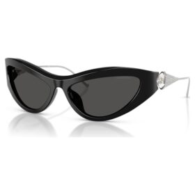 Gafas de sol con forma de ojo de gato, SK6046, negras