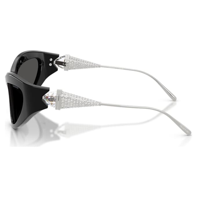 Gafas de sol con forma de ojo de gato, SK6046, negras Gafas de sol con forma de ojo de gato, SK6046, negras