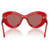 Gafas de sol con forma de ojo de gato, Sk6060, rojas Gafas de sol con forma de ojo de gato, Sk6060, rojas