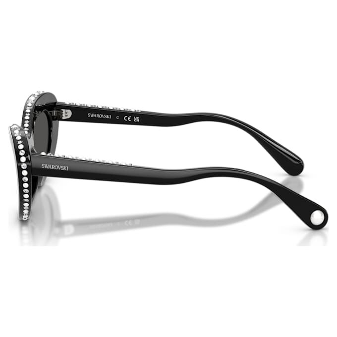 Gafas de sol con forma de ojo de gato, Sk6061U, negras Gafas de sol con forma de ojo de gato, Sk6061U, negras