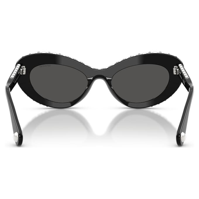 Gafas de sol con forma de ojo de gato, Sk6061U, negras Gafas de sol con forma de ojo de gato, Sk6061U, negras