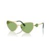 Gafas de sol con forma de ojo de gato, Sk7003, verdes Gafas de sol con forma de ojo de gato, Sk7003, verdes