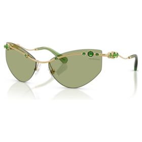 Gafas de sol con forma de ojo de gato, Sk7039, tono dorado