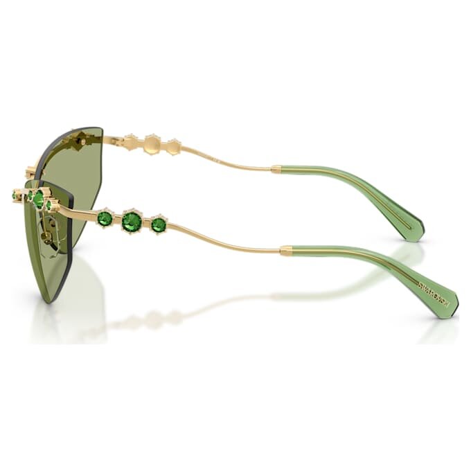 Gafas de sol con forma de ojo de gato, Sk7039, tono dorado Gafas de sol con forma de ojo de gato, Sk7039, tono dorado
