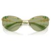 Gafas de sol con forma de ojo de gato, Sk7039, tono dorado Gafas de sol con forma de ojo de gato, Sk7039, tono dorado