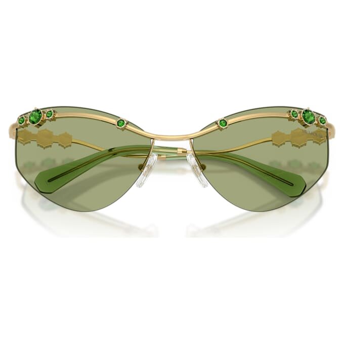Gafas de sol con forma de ojo de gato, Sk7039, tono dorado Gafas de sol con forma de ojo de gato, Sk7039, tono dorado