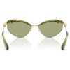 Gafas de sol con forma de ojo de gato, Sk7039, tono dorado Gafas de sol con forma de ojo de gato, Sk7039, tono dorado
